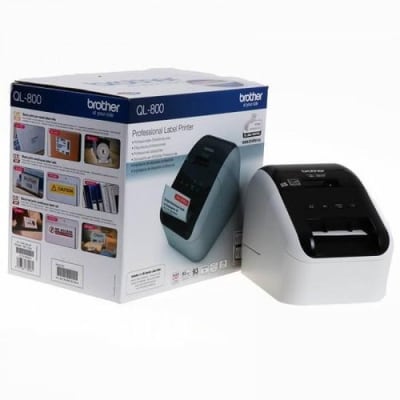 Brother Label Printer QL-800 Monochrome Thermal Label Printer (USB) QL800ZV1