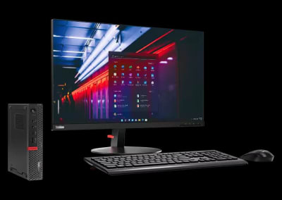 Lenovo V310z AIO 19.5" HD Display 7th Gen Intel Core i3 8GB RAM 1TB HDD DVDRW DOS Wired Keyboard + Mouse alternate