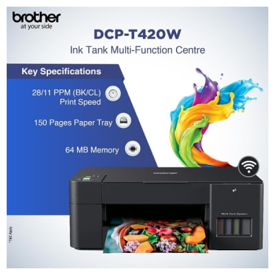 Brother DCP-T420W wireless all in one inkjet printer