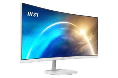 MSI PRO MP341CQW 34" UWQHD 100Hz Curved Monitor - White [PRO MP341CQW-OB]